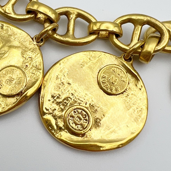 🔶NICKY BUTLER Fashion Collection Gold-Tone Dove Medallion 19" Necklace NEW NB - Picture 9 of 12